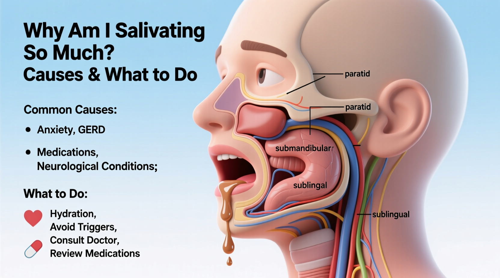 why am i salivating so much causes what to do 2