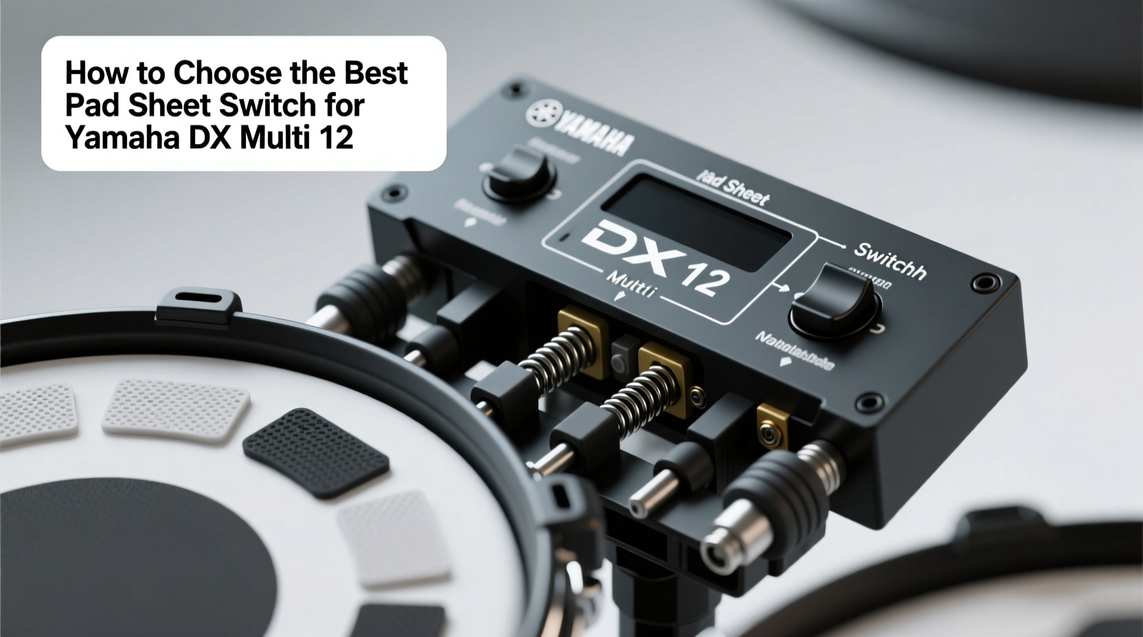 pad sheet switch yamaha dtx multi 12