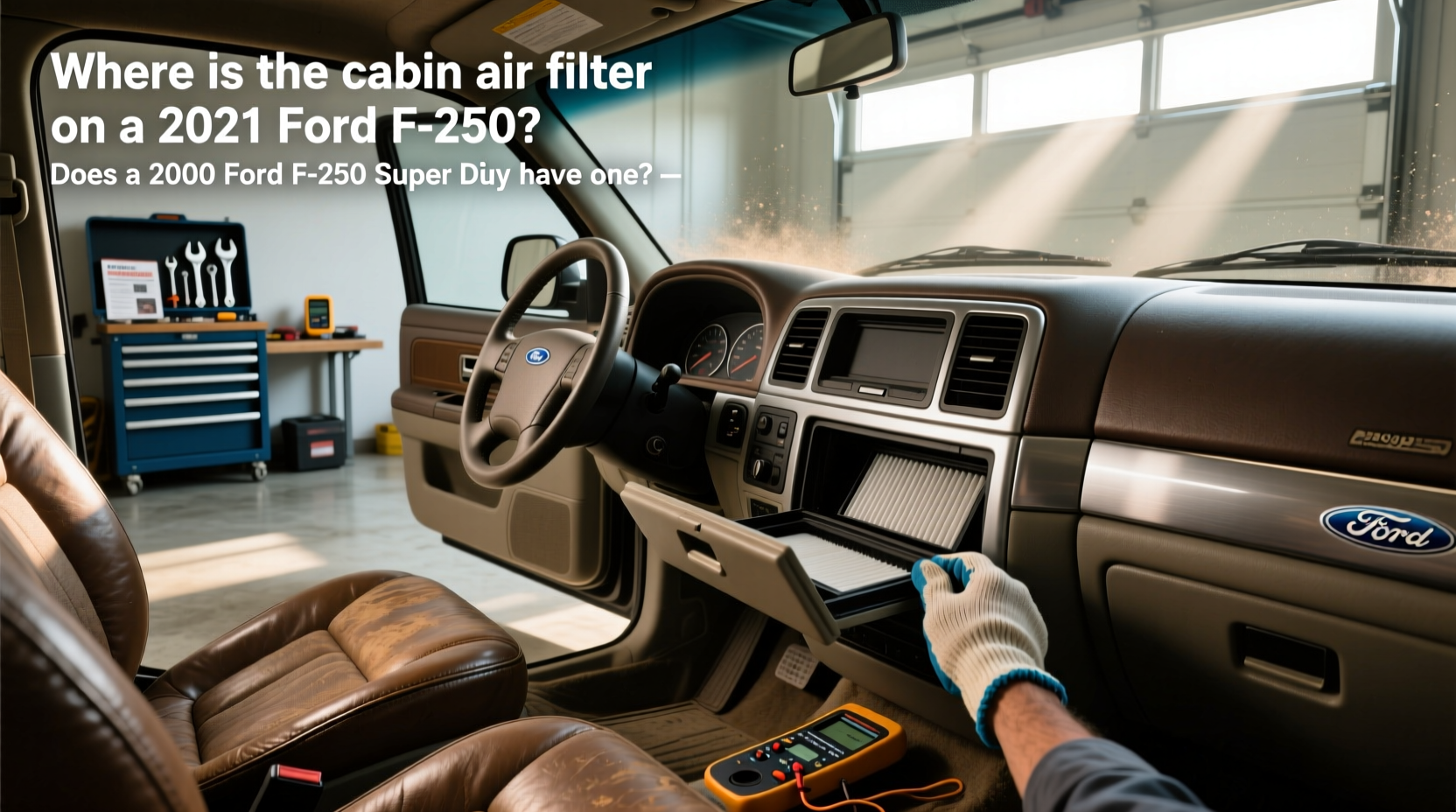 2001 f250 cabin air filter location replacement guide