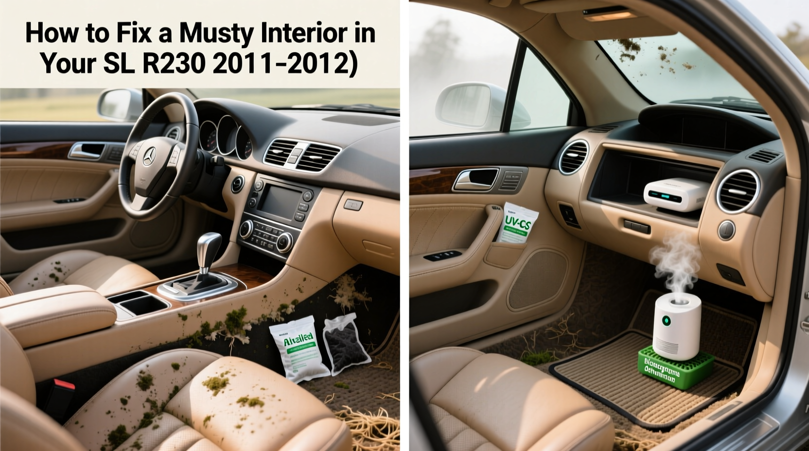 How to Fix a Musty Interior in Your SL R230 (2001–2012)