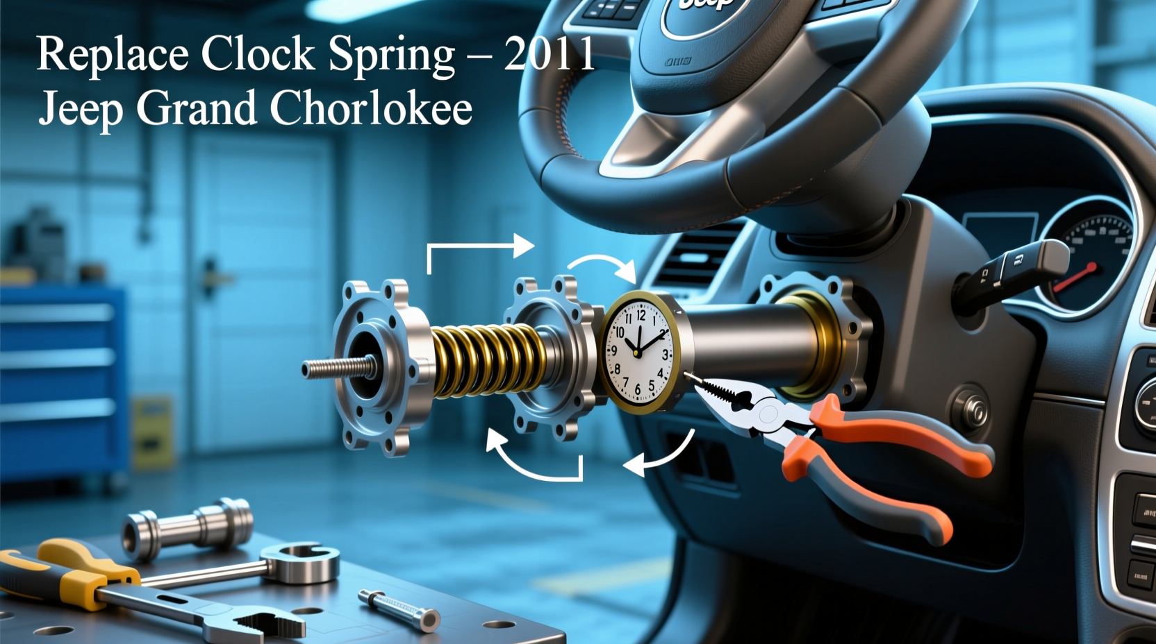 How to Replace Clock Spring on 2011 Jeep Grand Cherokee