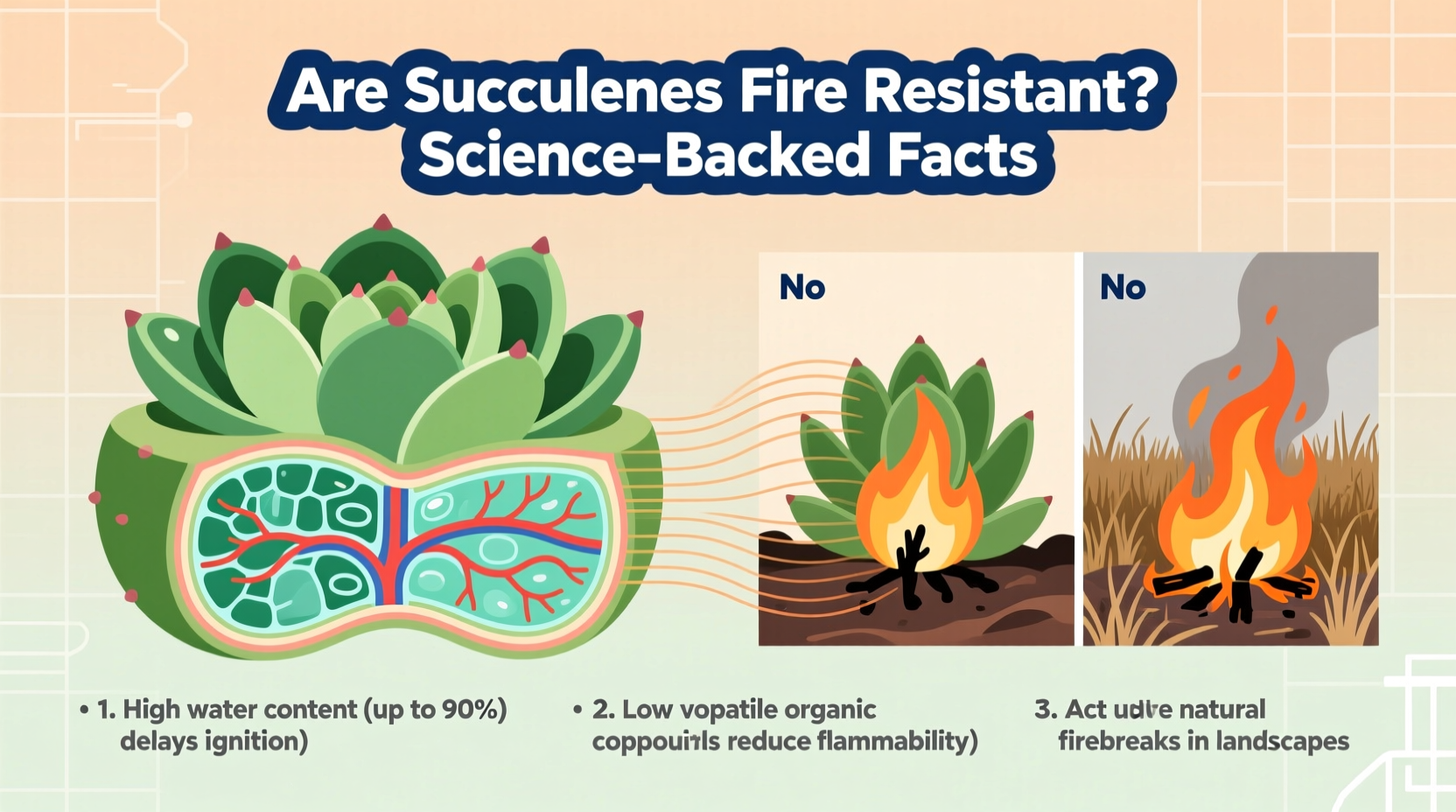 are succulents fire resistant