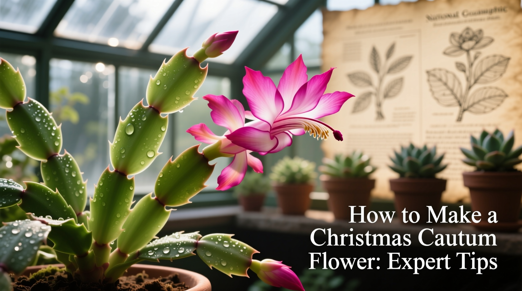 How to Make a Christmas Cactus Flower: Expert Tips