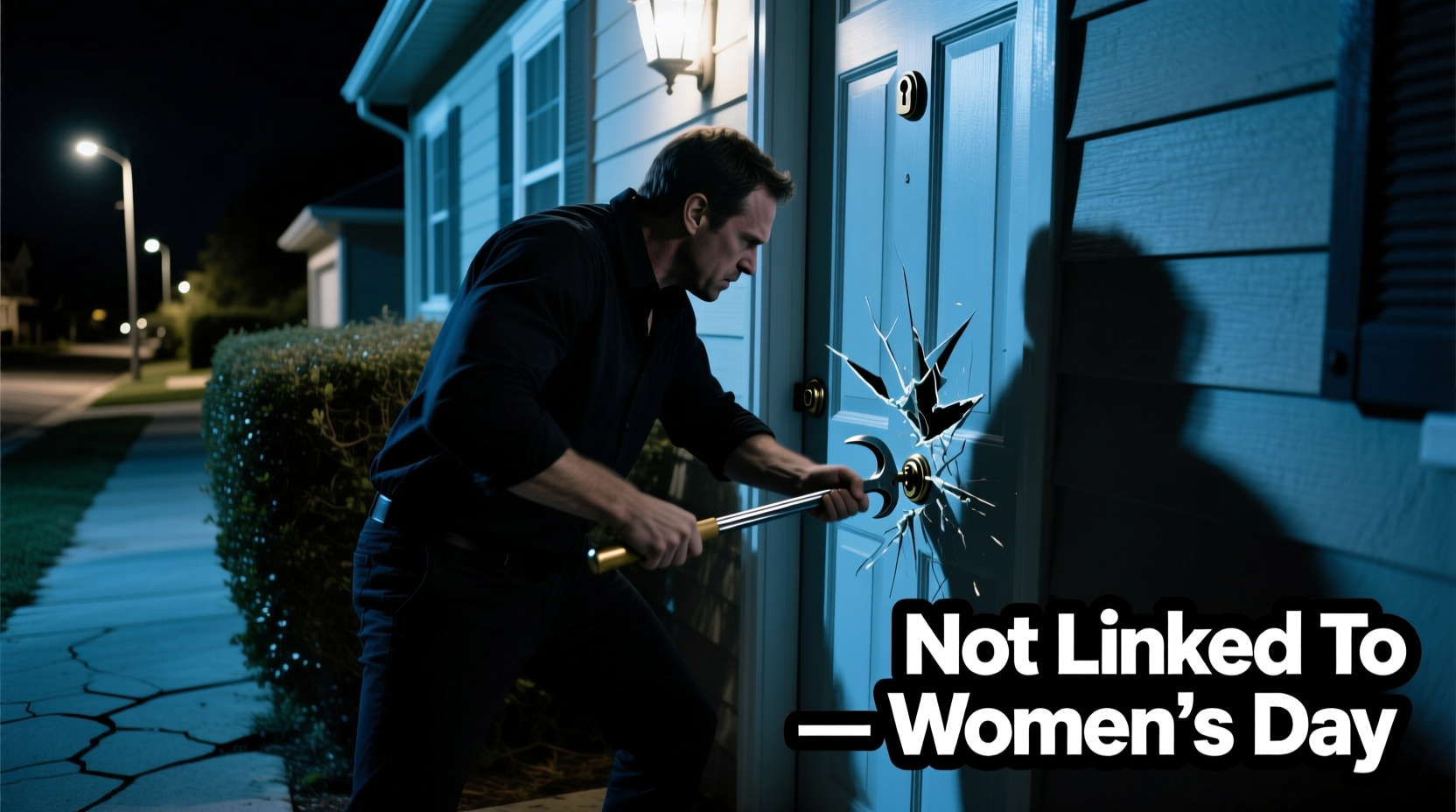 man breaks into houses on internationsl womens day