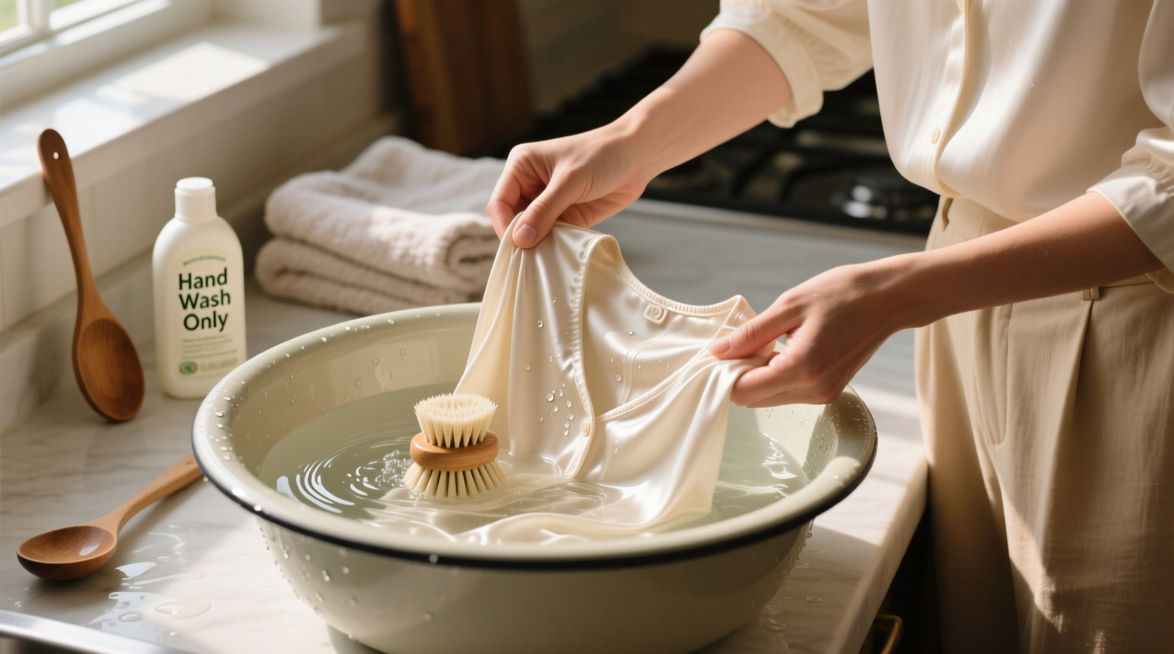 how to properly clean your hand wash only clothes