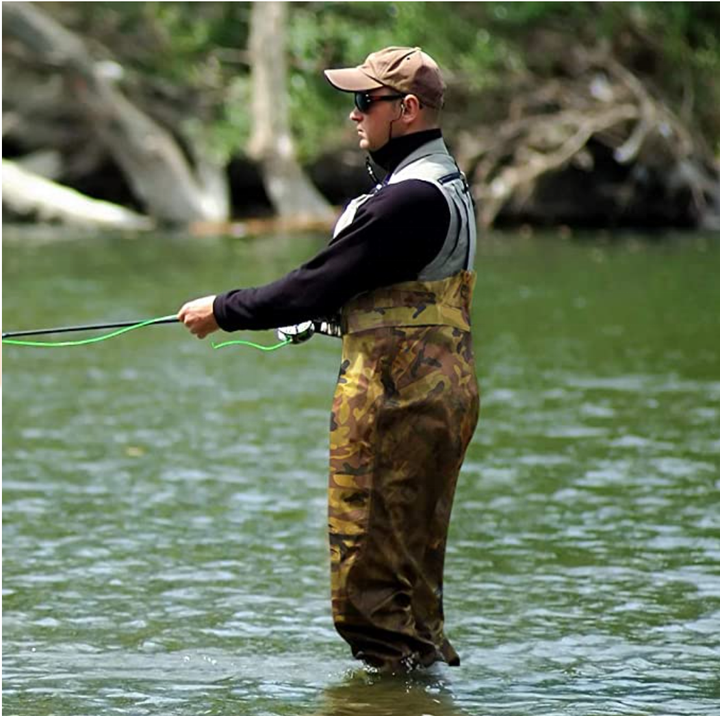 Green Chest Fishing Waders for sale