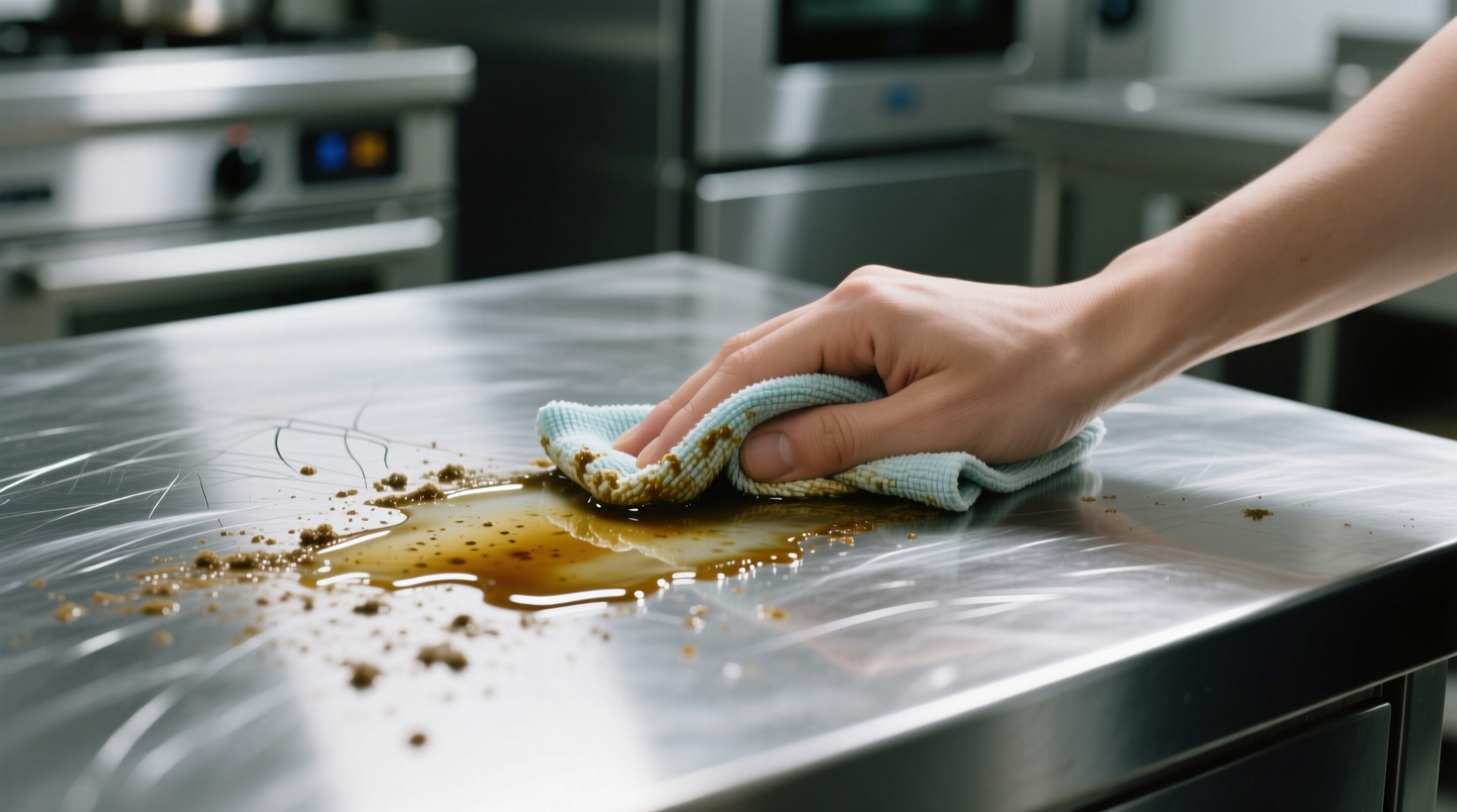 how to degrease stainless steel