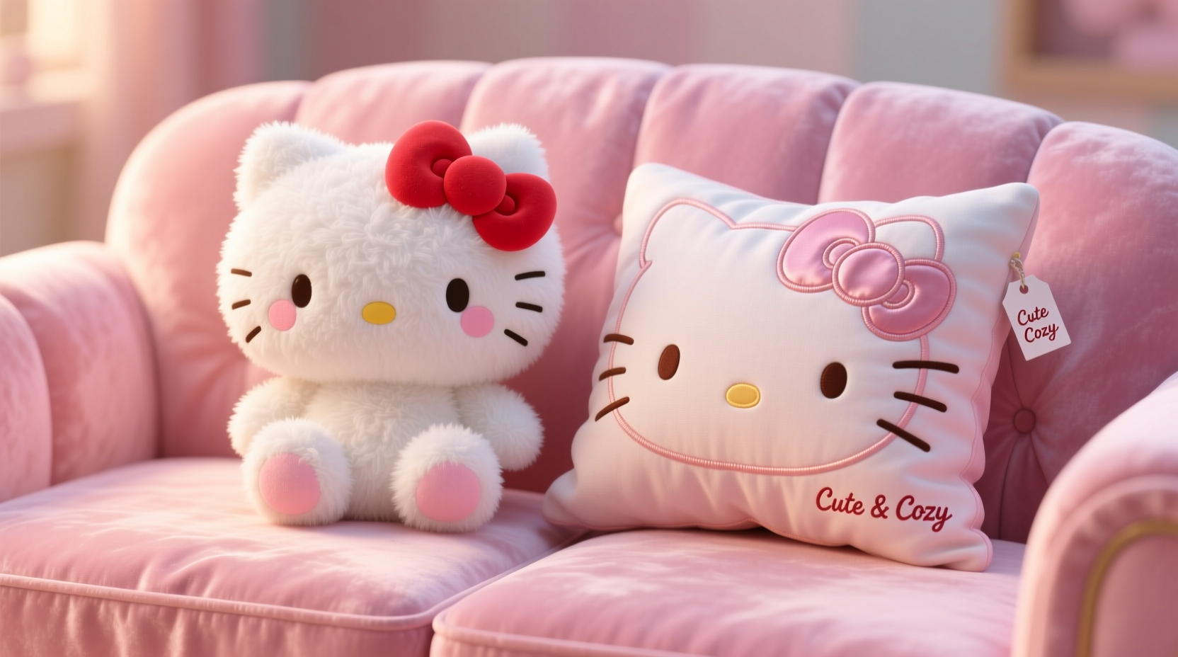 hello kitty plush vs throw pillow which one is actually more comfy