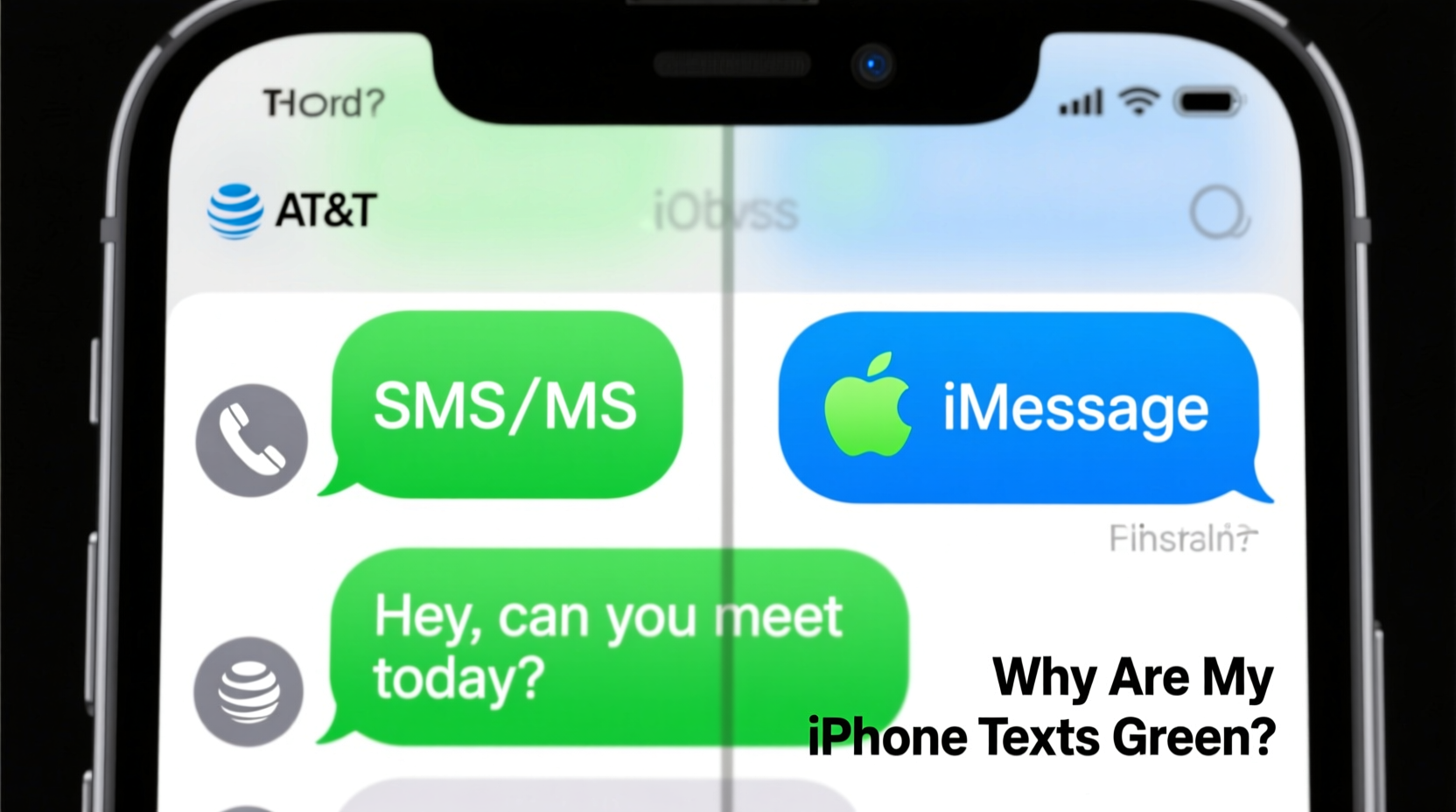 why are iphone texts green troubleshooting green text bubbles