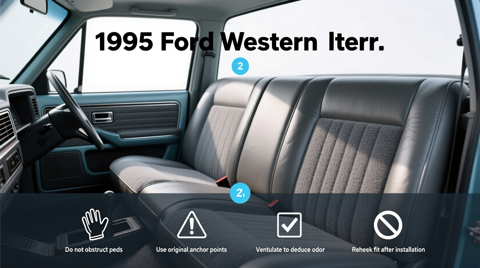 How to Choose 1995 Ford F150 Seat Covers: Buying Guide