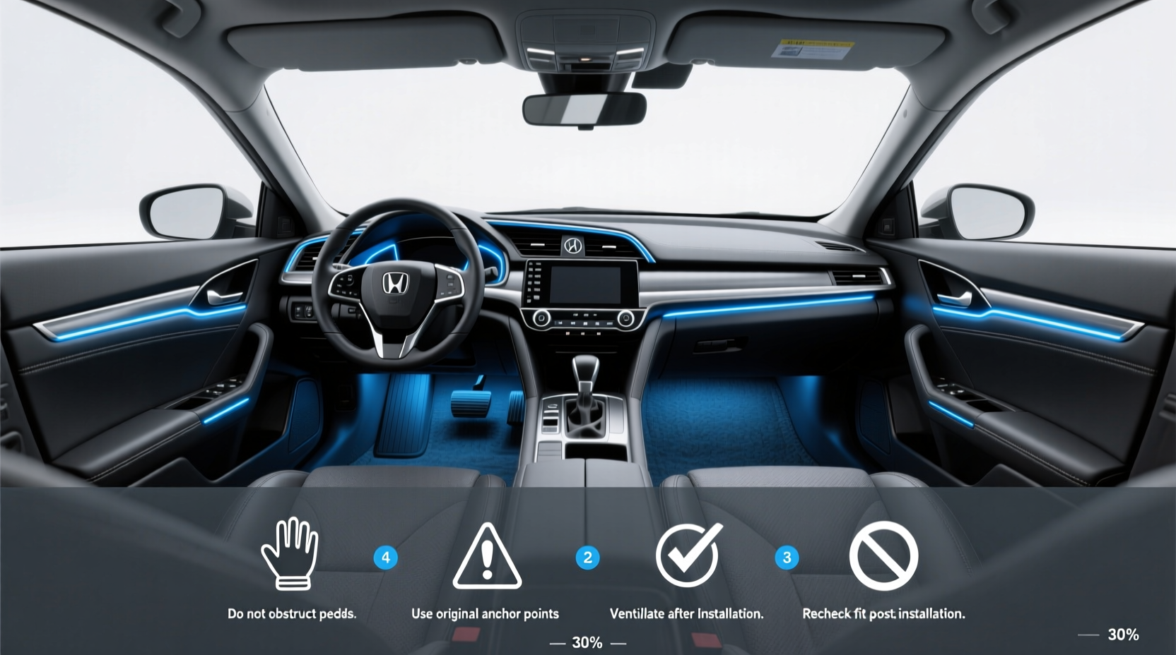 How to Choose Car Ambient Lighting Kit 2014 Civic Si Coupe