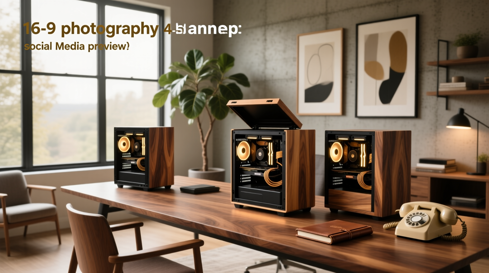 wood pc cases real aesthetics vs. airflow trade offs