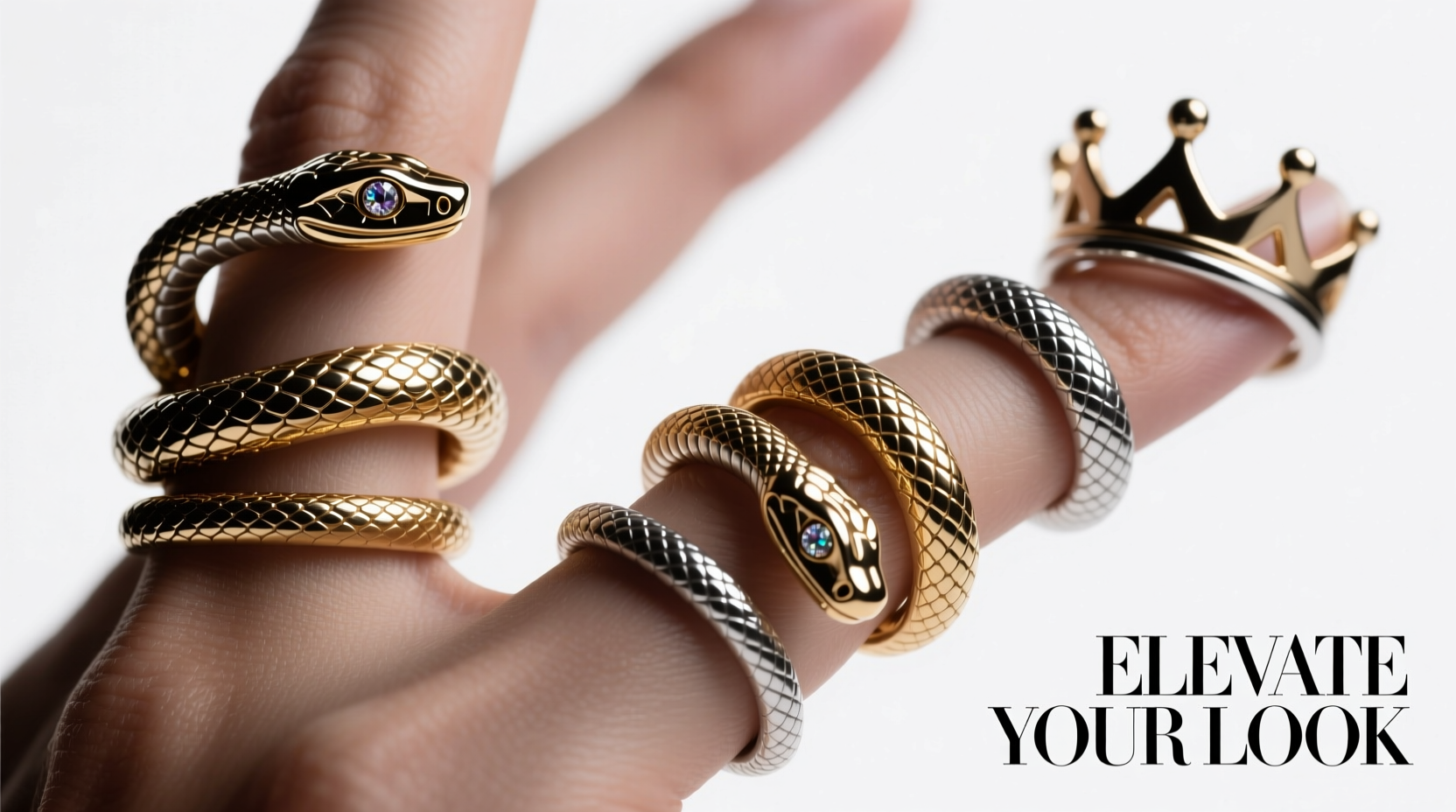 styling your double snake ring unique ways to elevate your jewelry look