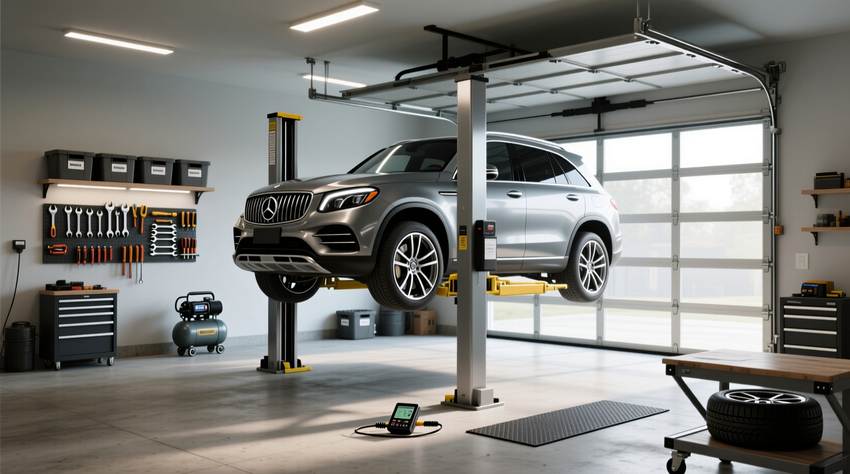 How to Choose the Best 4-Post Car Lift for a Home Garage