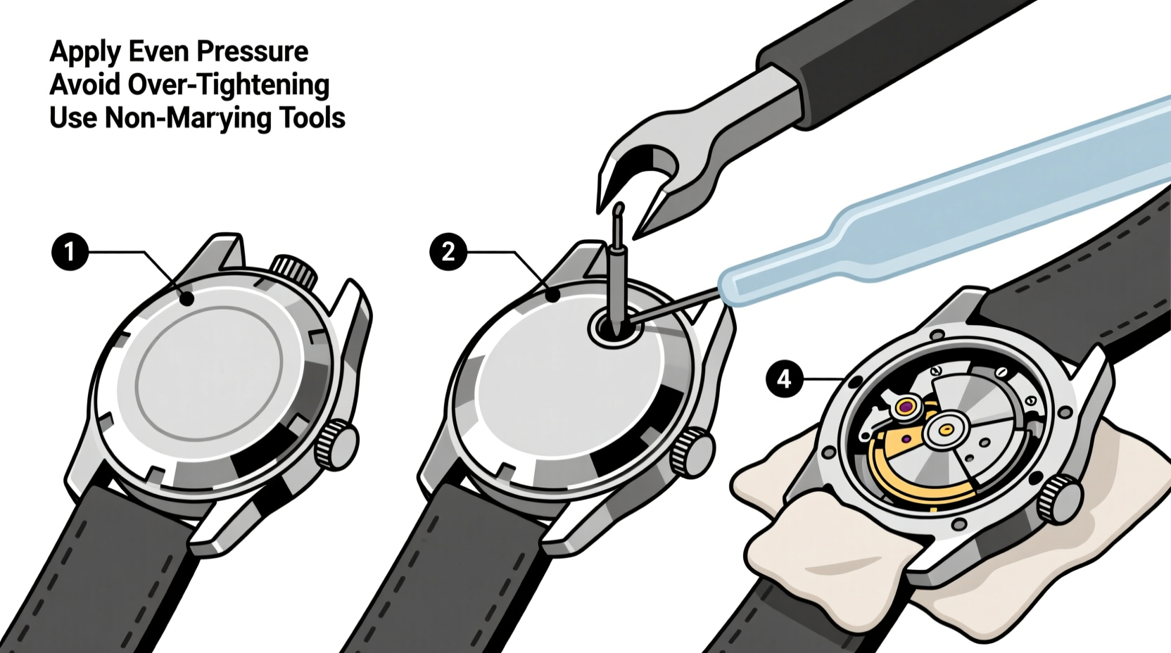 step by step guide to safely remove the back of your watch without damage