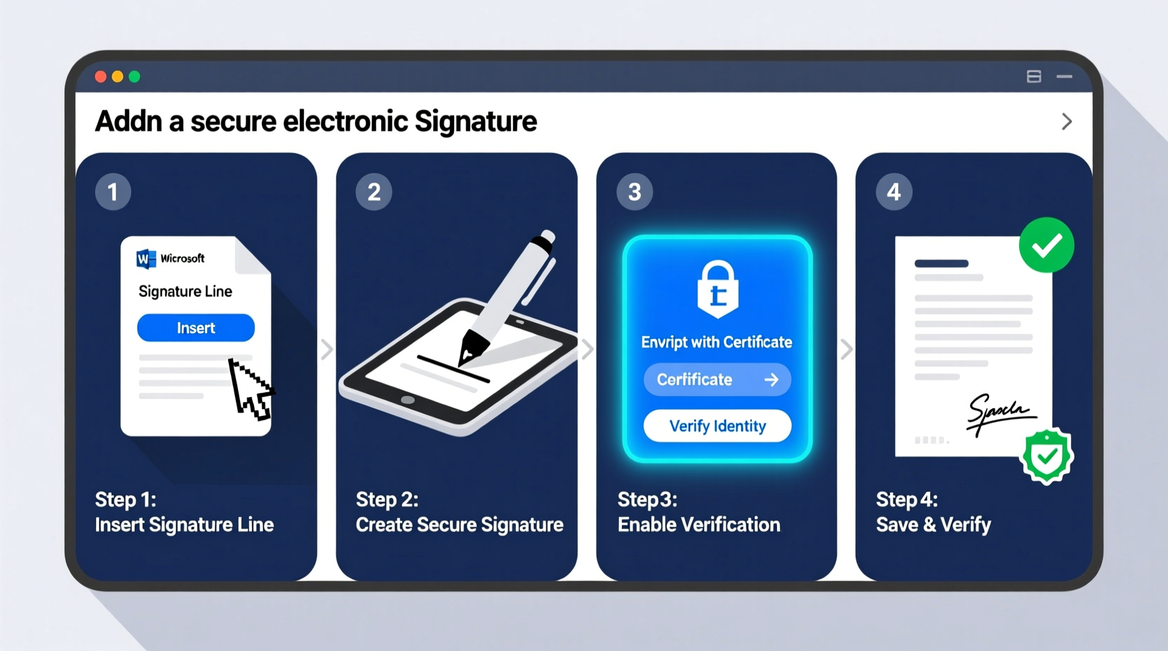 how to easily add a secure electronic signature to your word documents