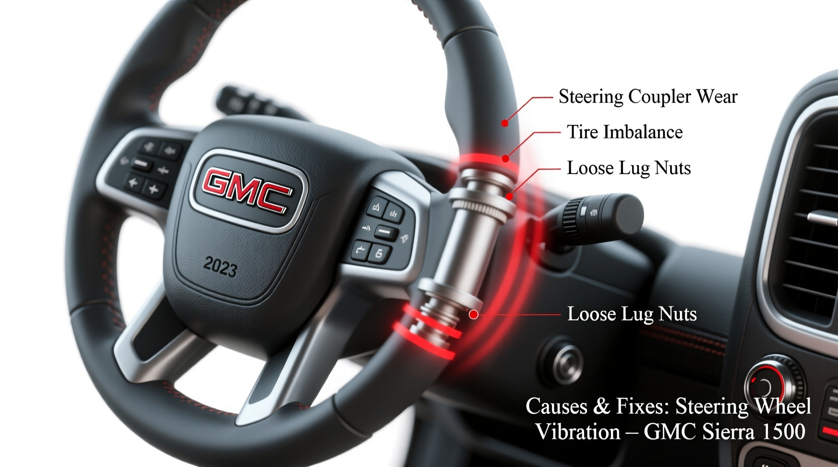 sierra 1500 steering wheel vibration