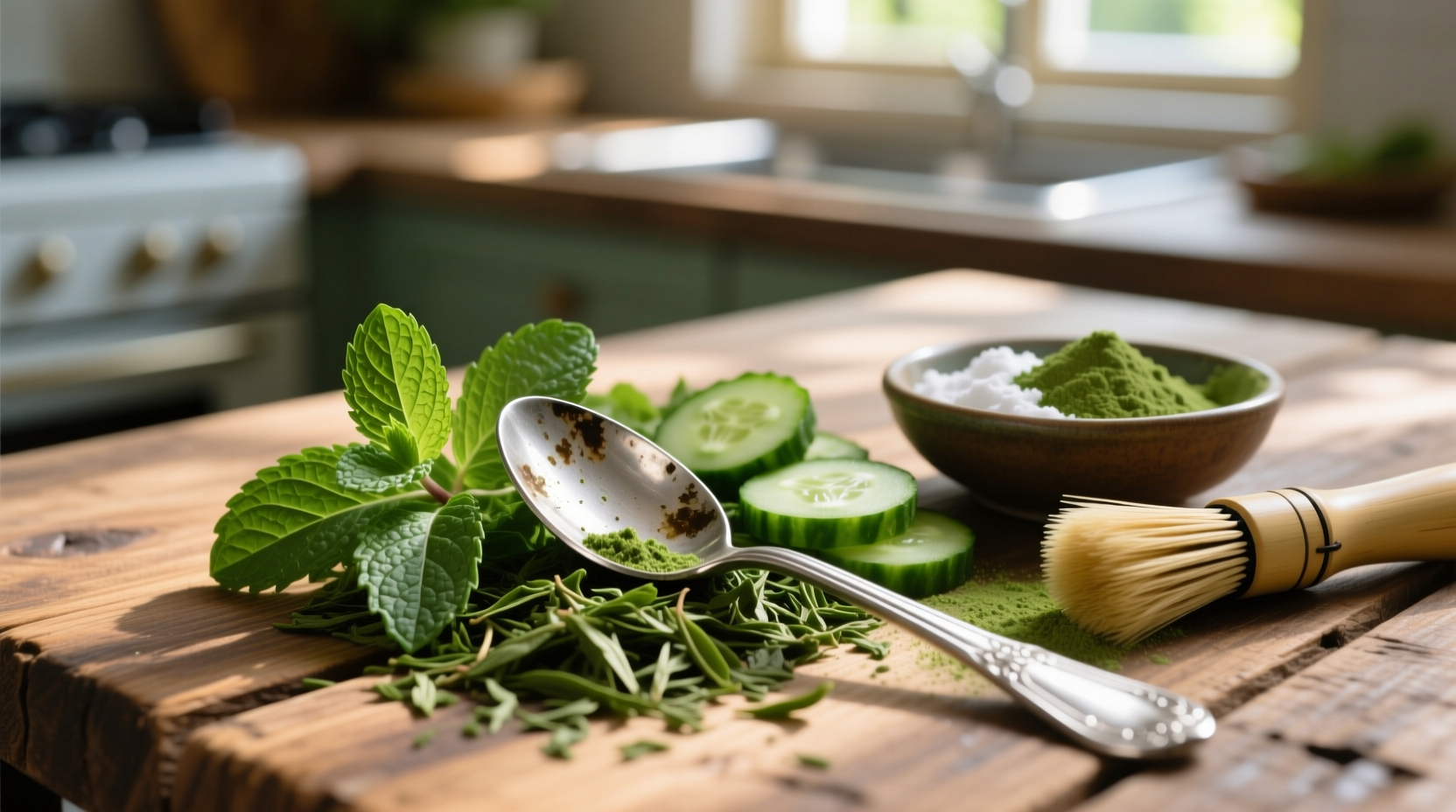 how to clean silver with green ingredients