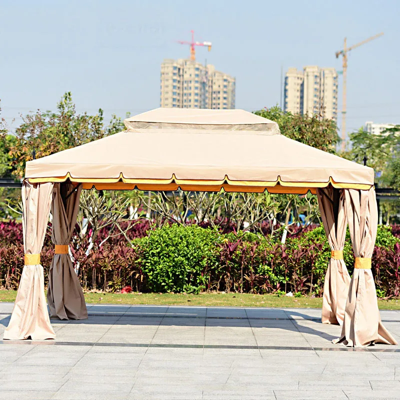 New deign outdoor patio tent umbrella a roman sun shed with four legs and awnings