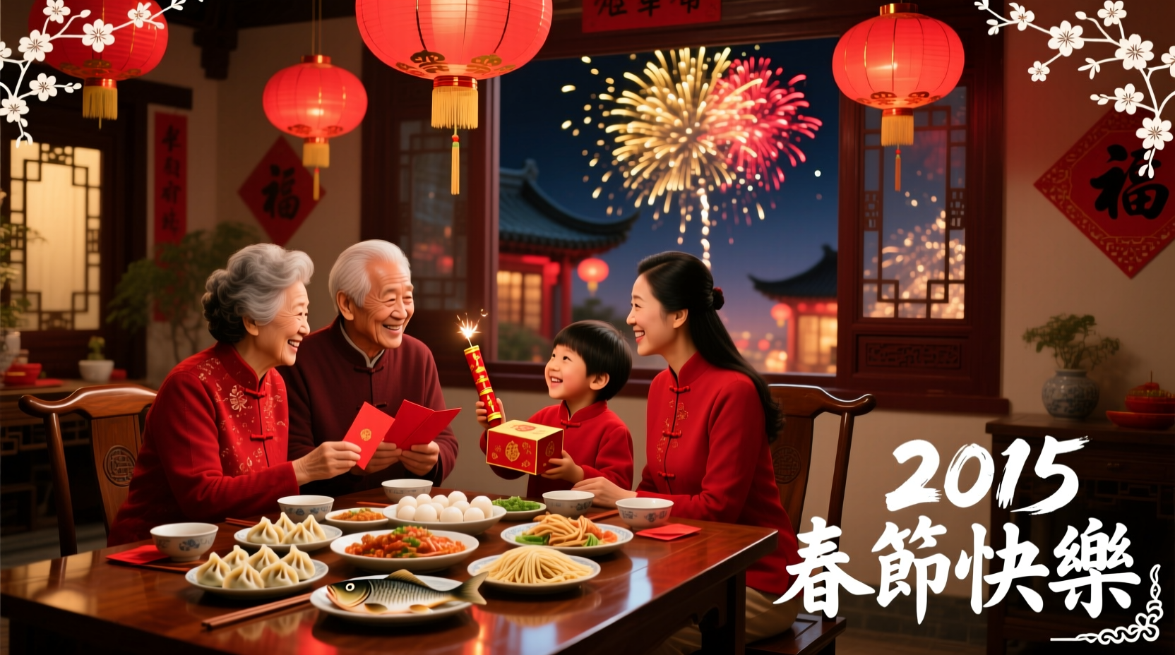 how celebrate chinese new year 2015