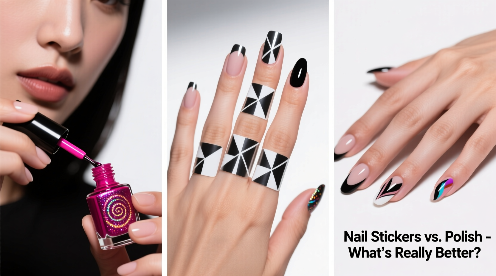 are nail stickers just better than nail polish now what am i missing