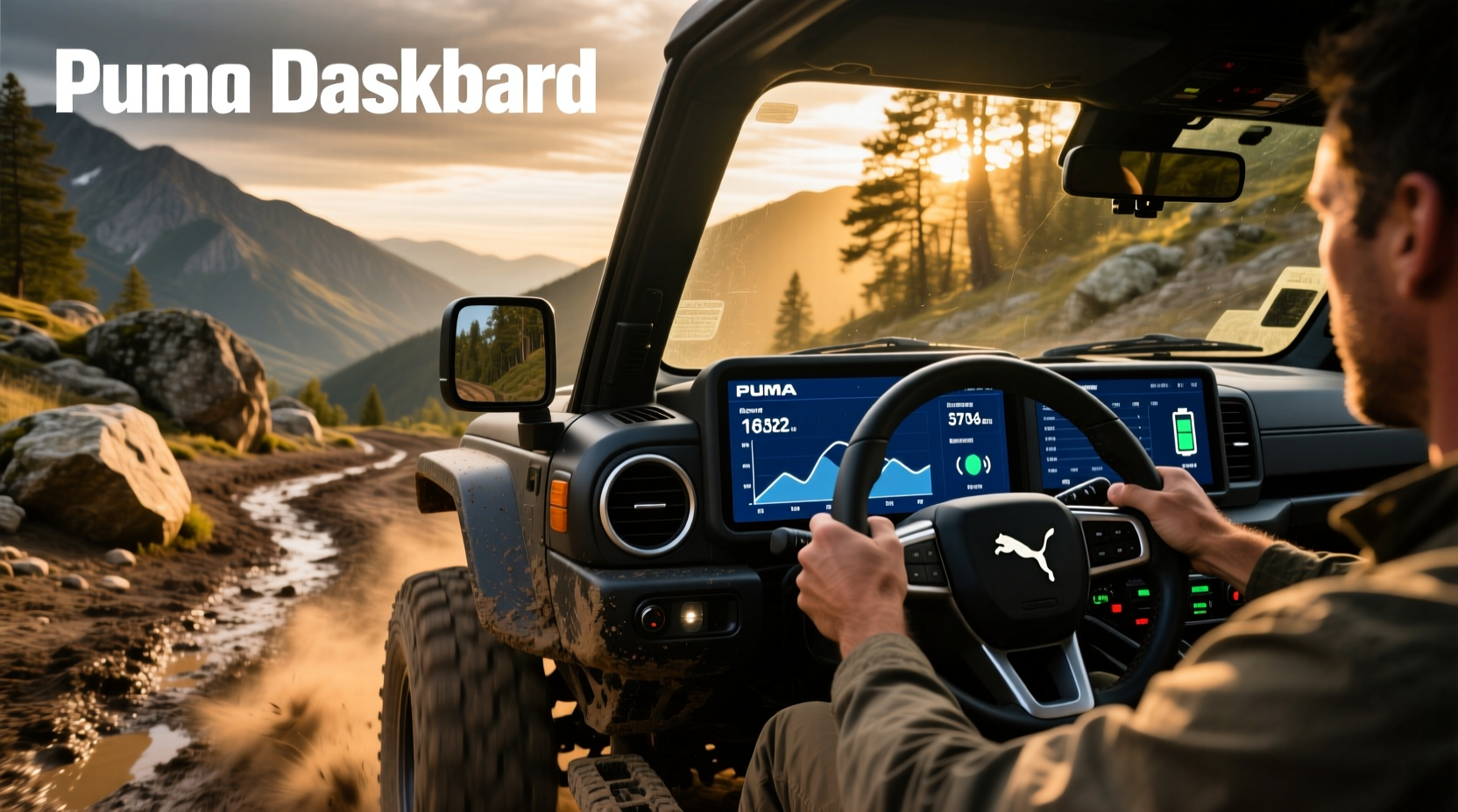 puma dashboard off road stress test