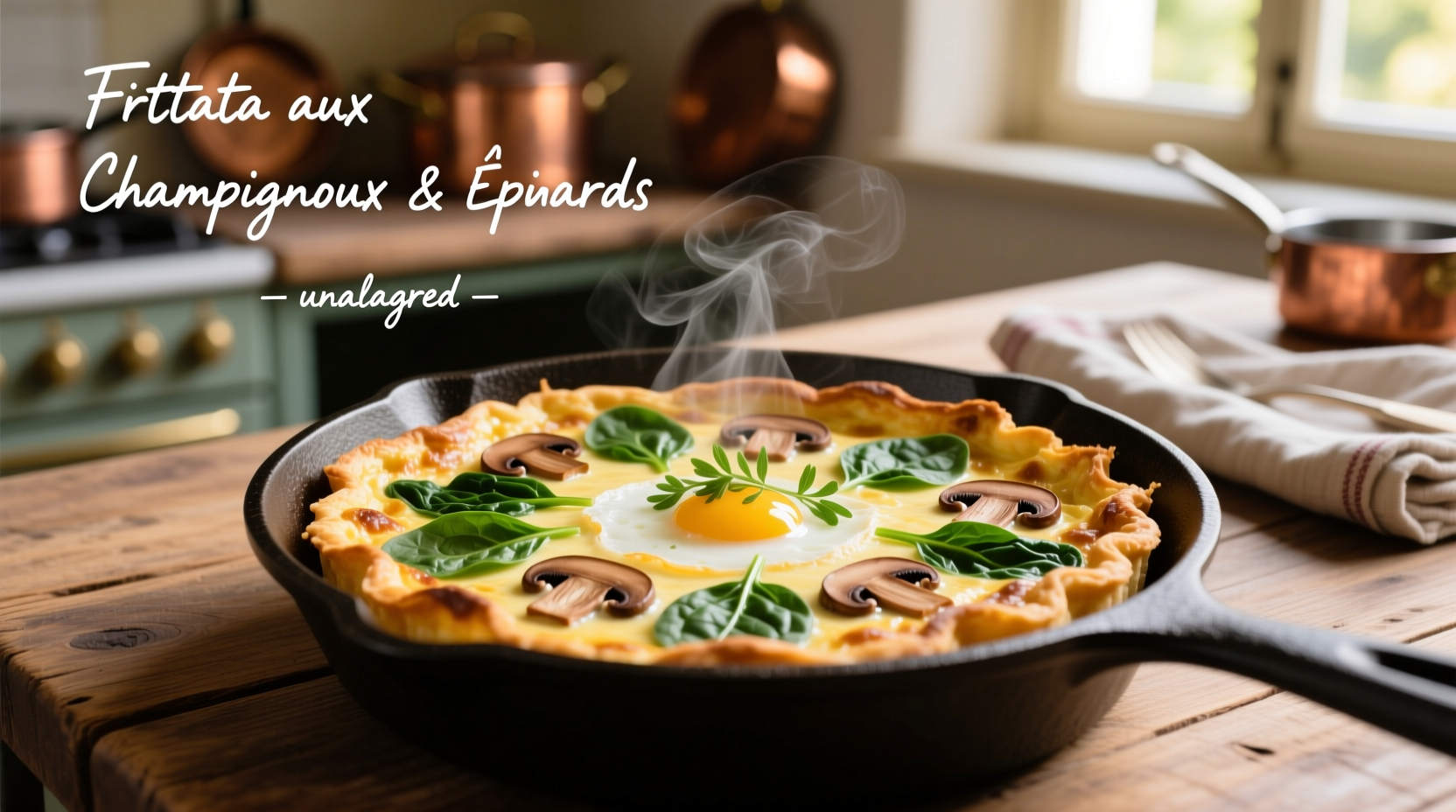 Perfect Mushroom Spinach Frittata Recipe in 30 Minutes