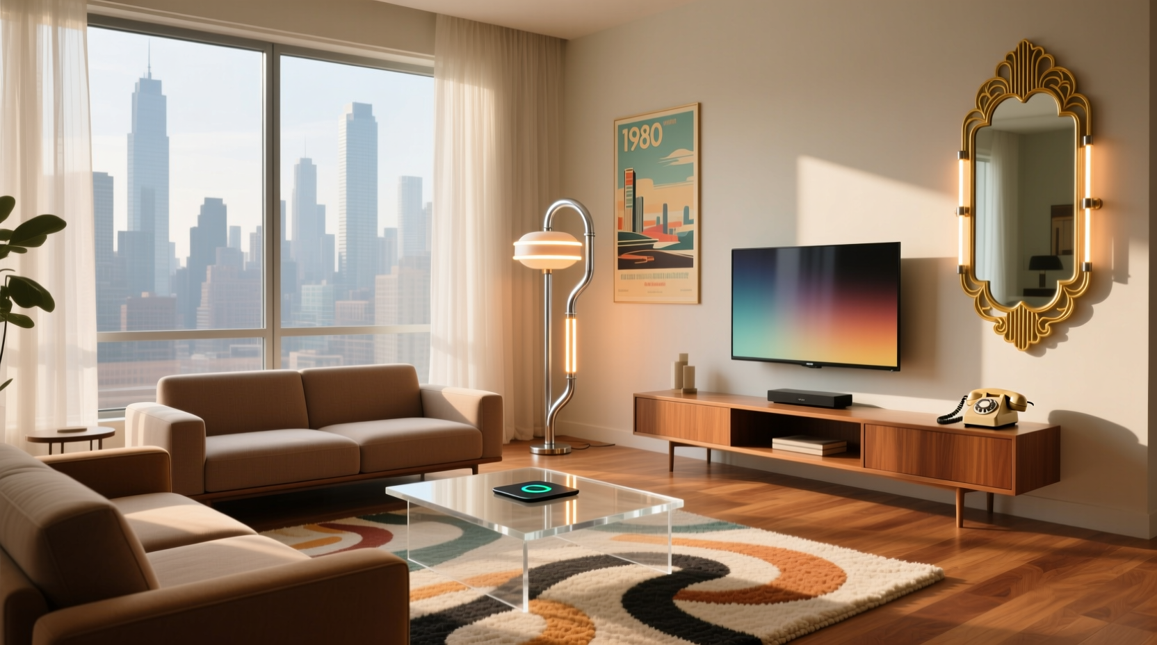 creative ways to blend retro design with modern home decor for a unique style