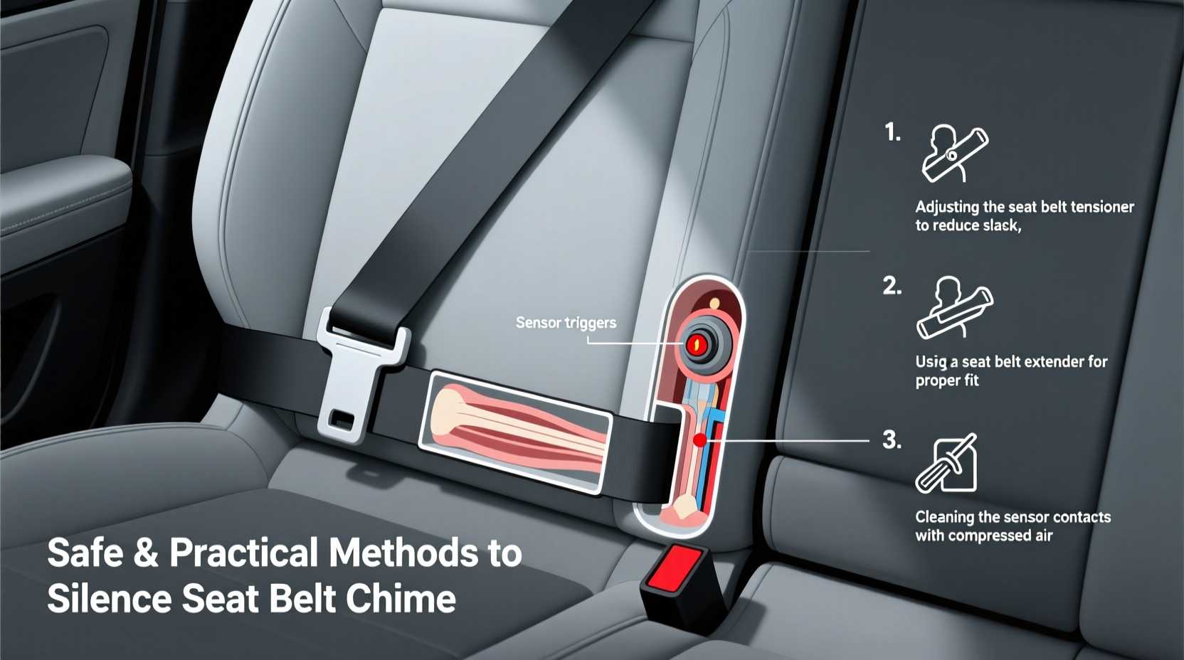 safe and practical methods to quiet your seat belt chime without compromising safety
