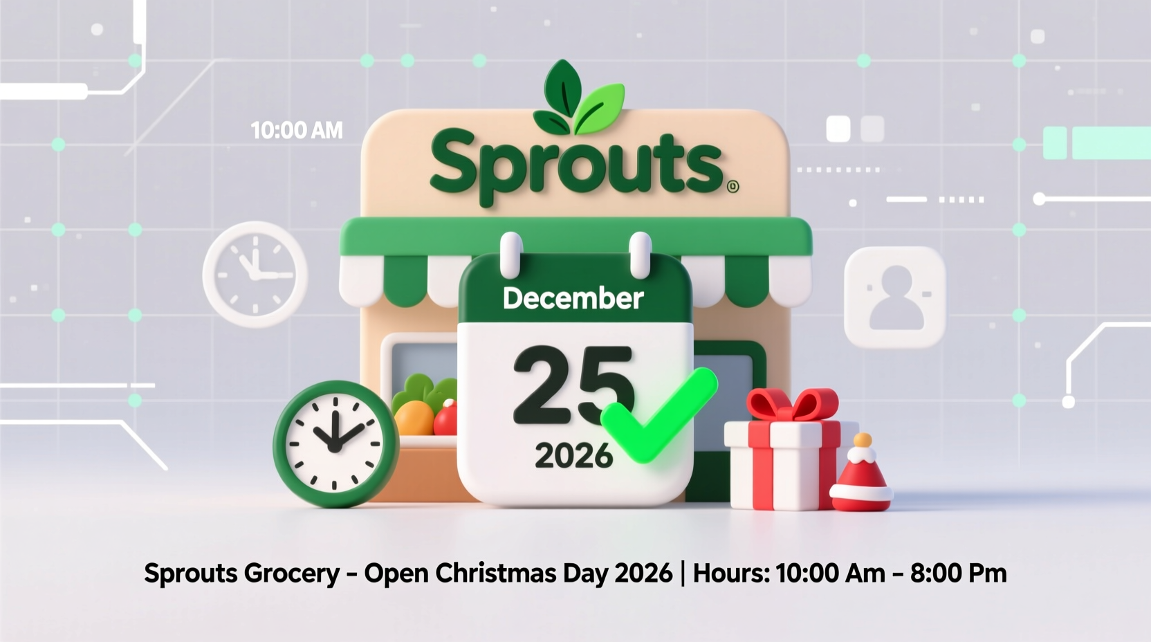 is sprouts open on christmas day 2026
