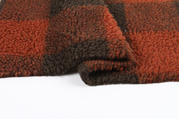 300gsm超柔软双色涤纶针织提花印花羊绒面料服装 - buy sherpa fleece
