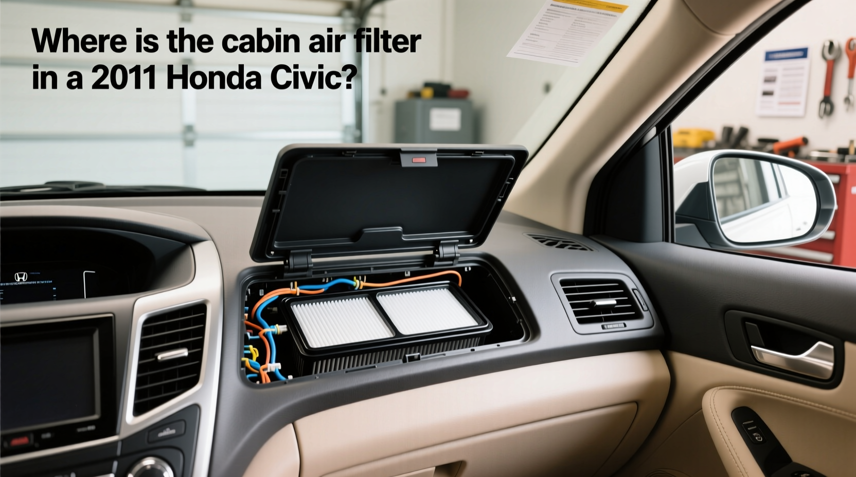 2011 honda civic cabin air filter location replacement guide