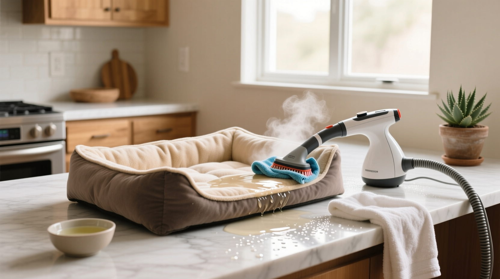 how to clean a pet bed