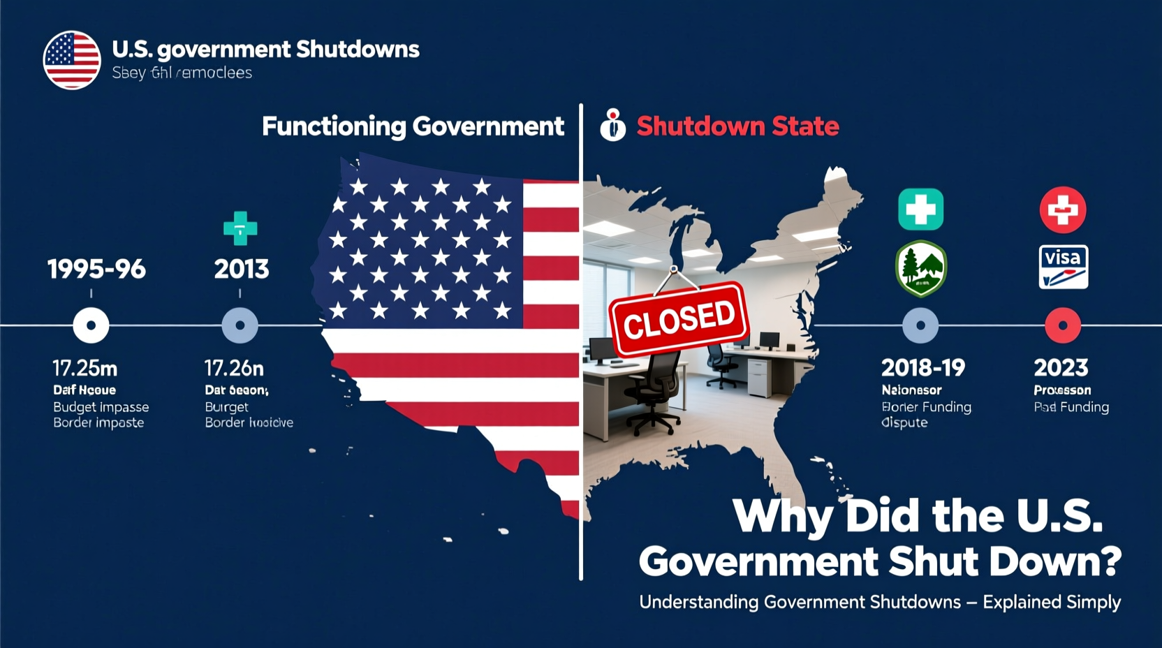 why did the us government shut down understanding shutdowns