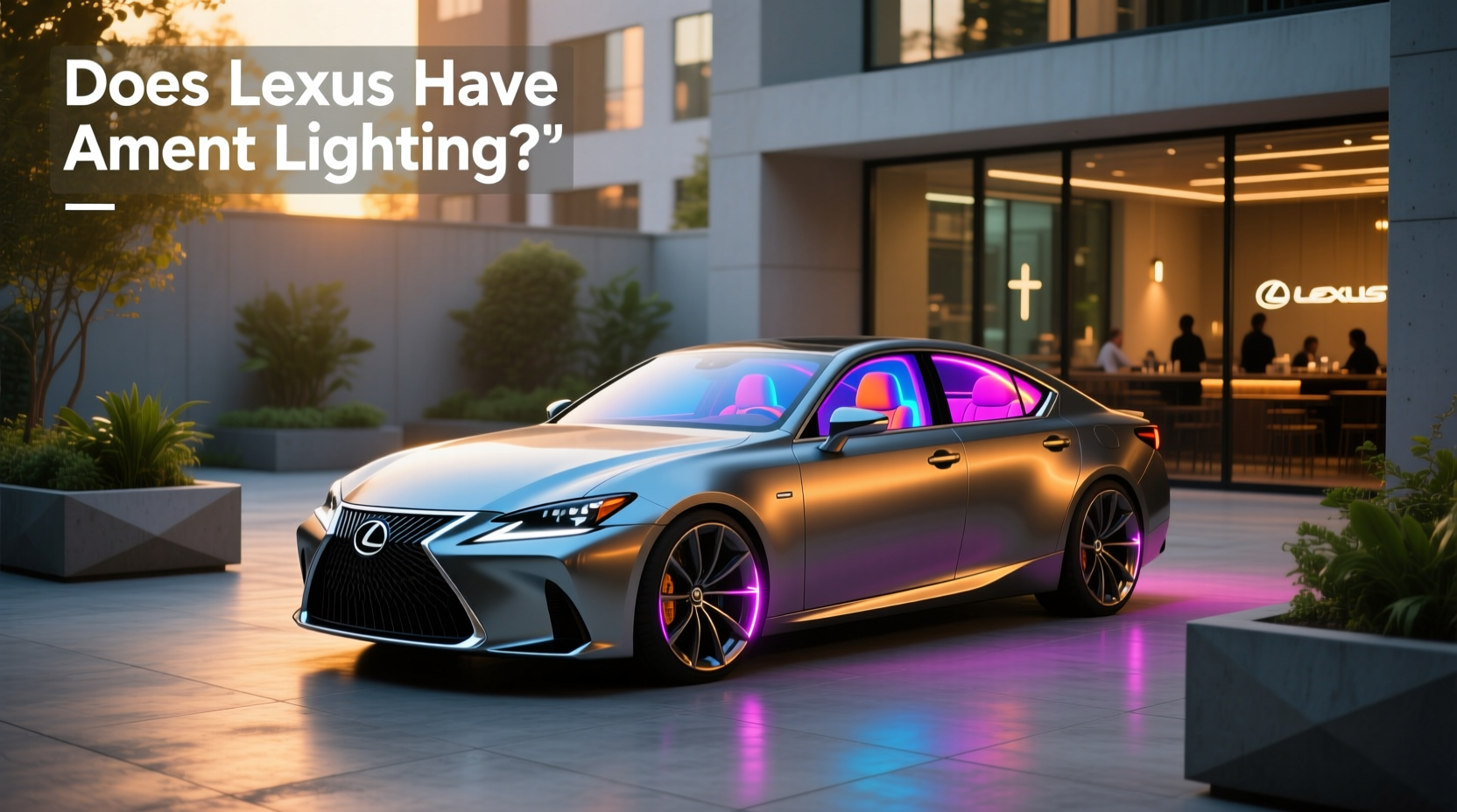 Lexus Ambient Lighting Guide: How to Choose Colors & Trims