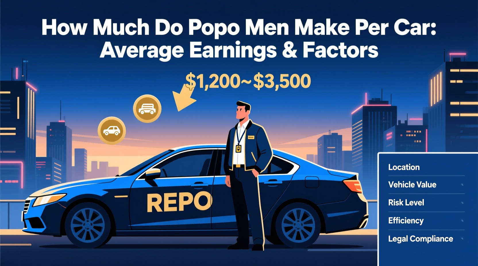 how much do repo men make per car