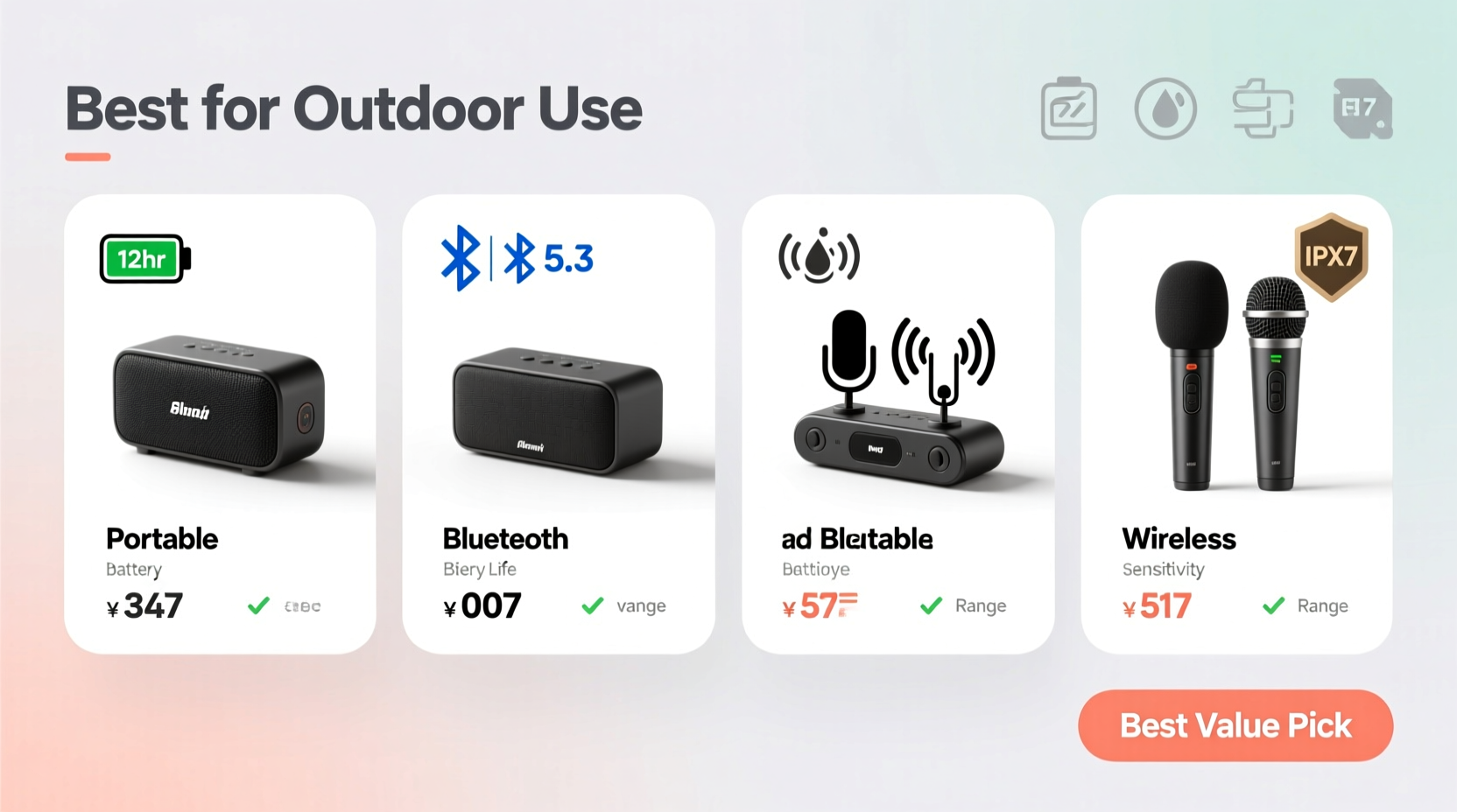 portable speakers wireless microphone