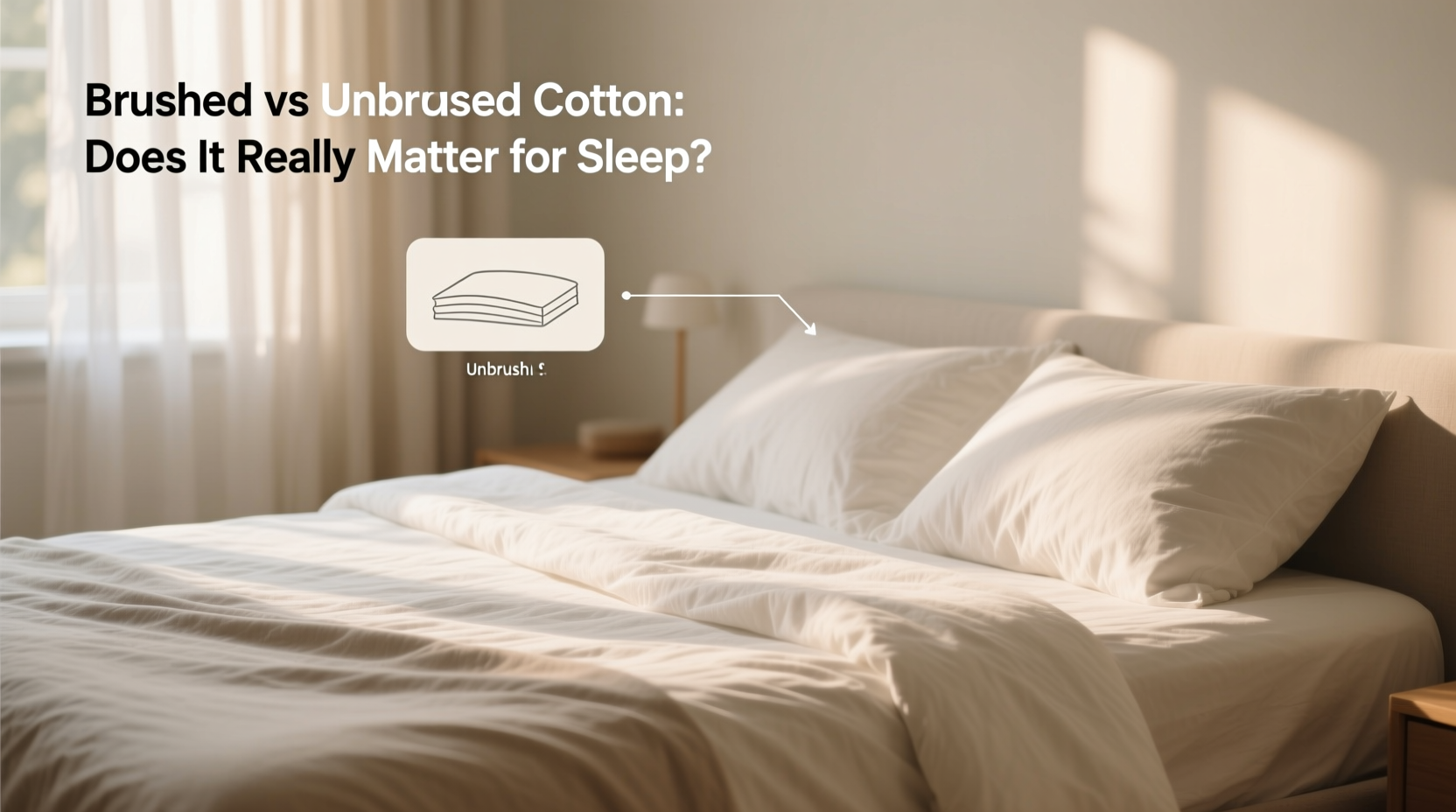 brushed vs unbrushed cotton bedding does it really make a difference for sleep