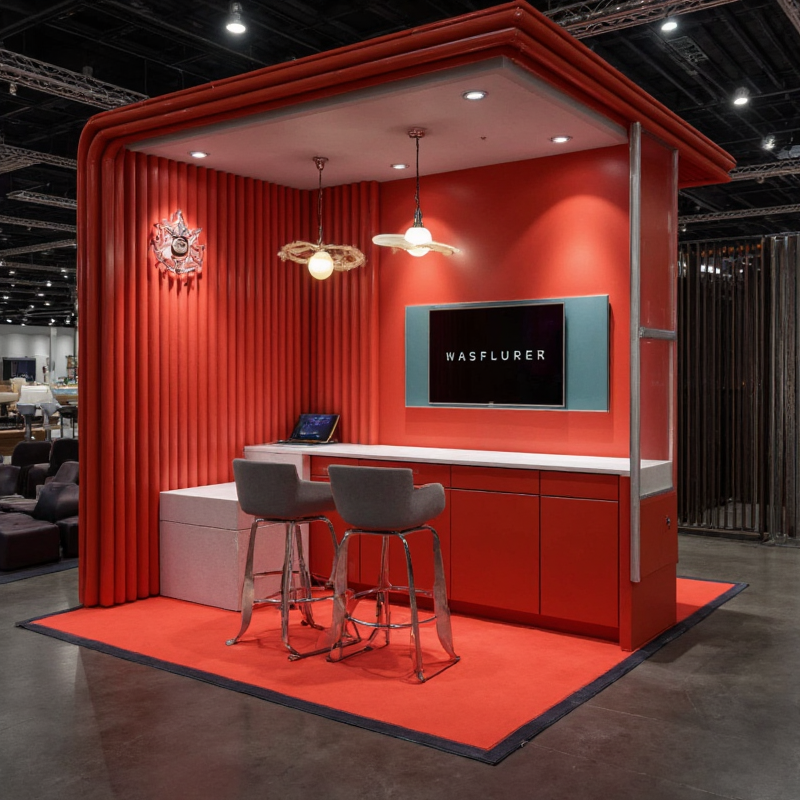 3D Booth Design Software for Marketing Professionals, material: sleek aluminum case with advanced features.