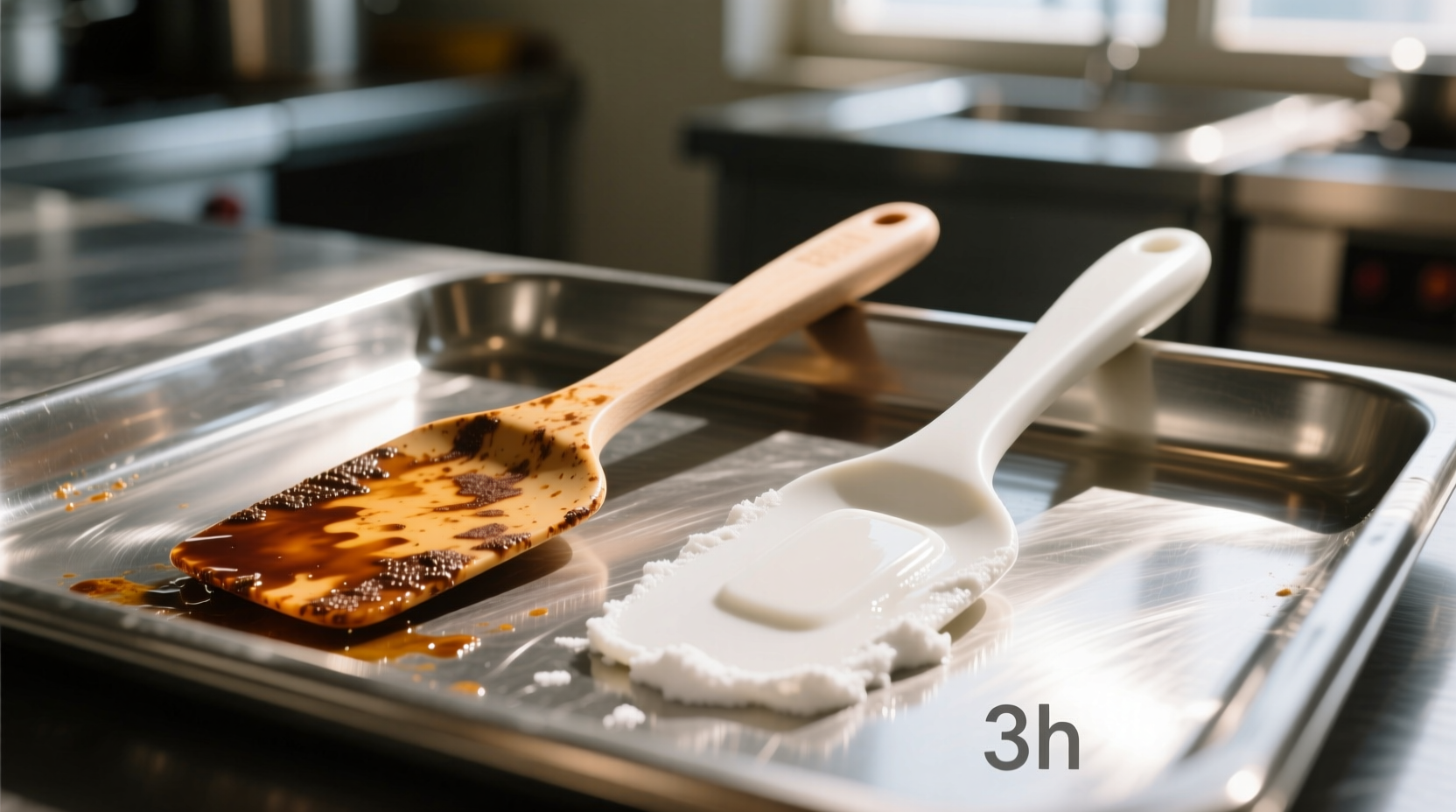 Kitchen Hacks Tips: Clean Stained Silicone Spatulas