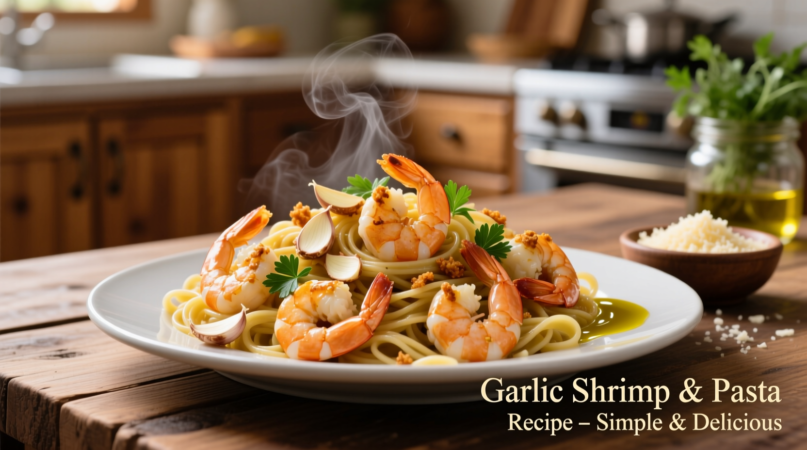 garlic shrimp and pasta recipe