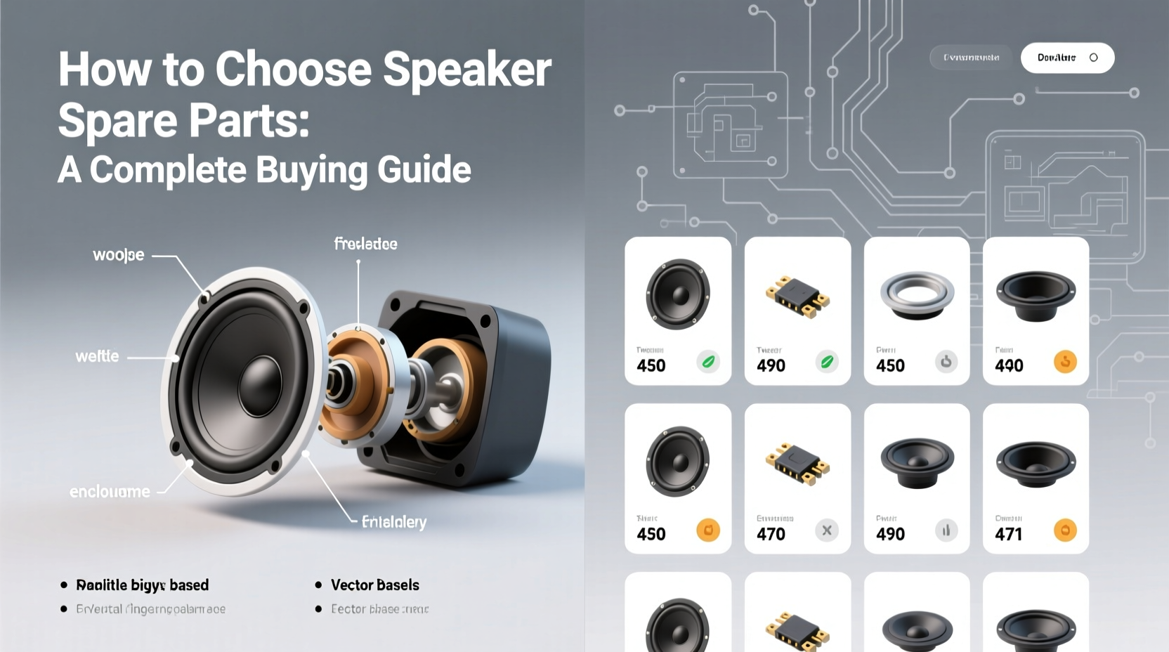 speaker spare parts