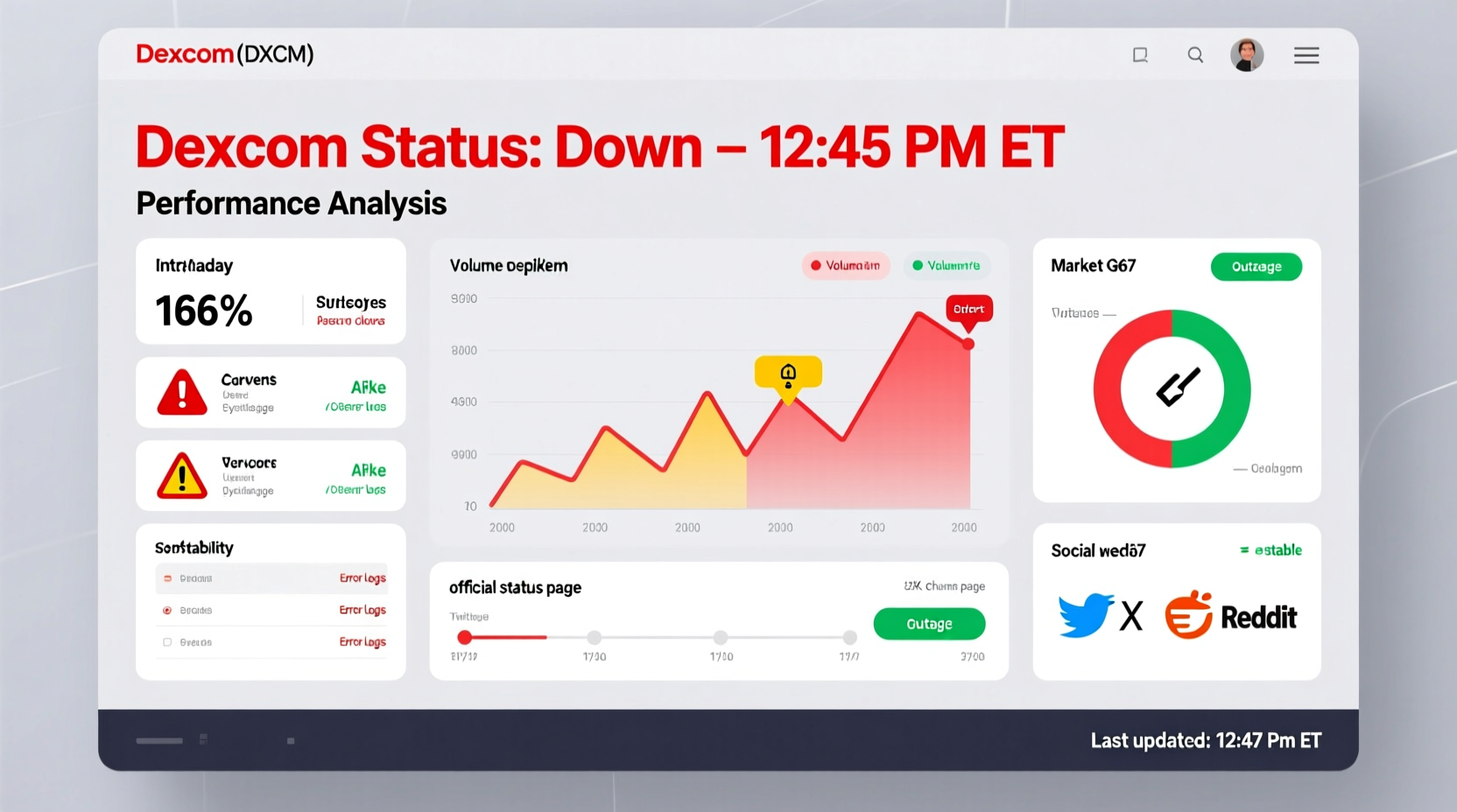 why is dexcom down today check current status problems