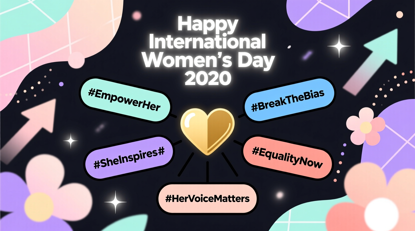 womens day 2020 hashtags