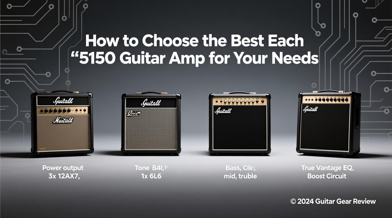 each 5150 guitar amp