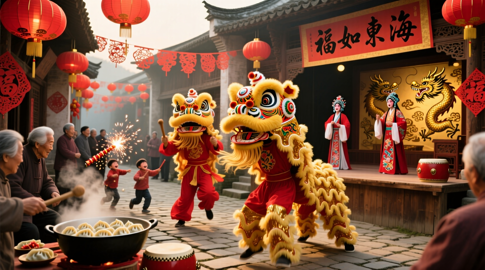 what are some unique traditions during chinese new year