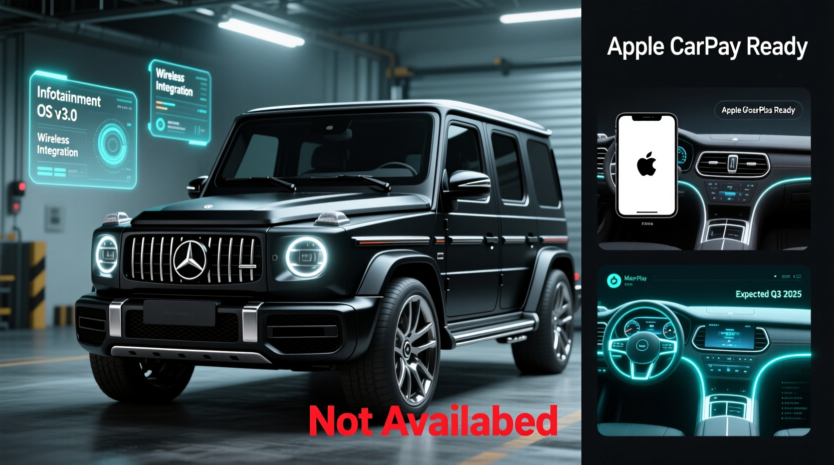 g class 2025 carplay absence