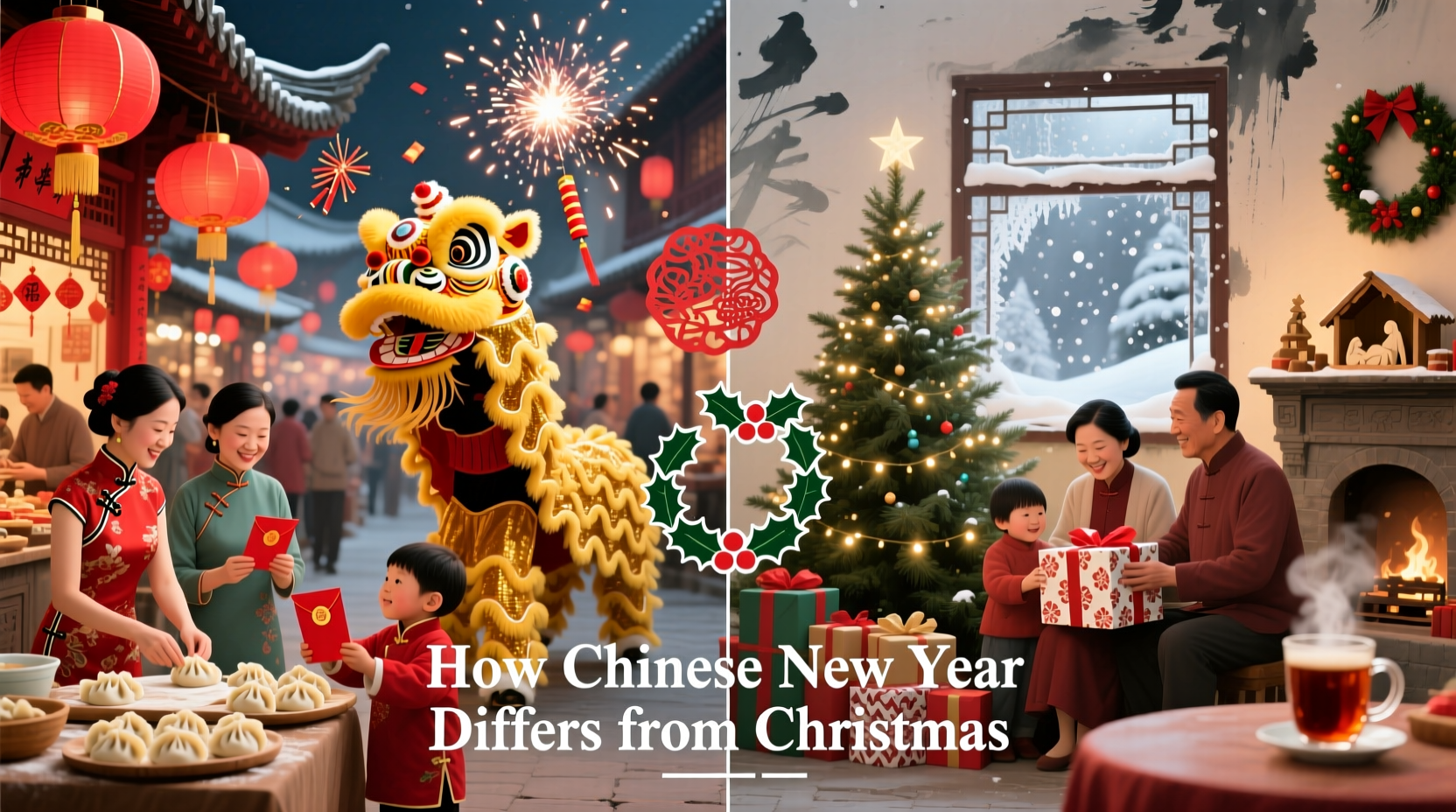 how is chinese new year different from christmas