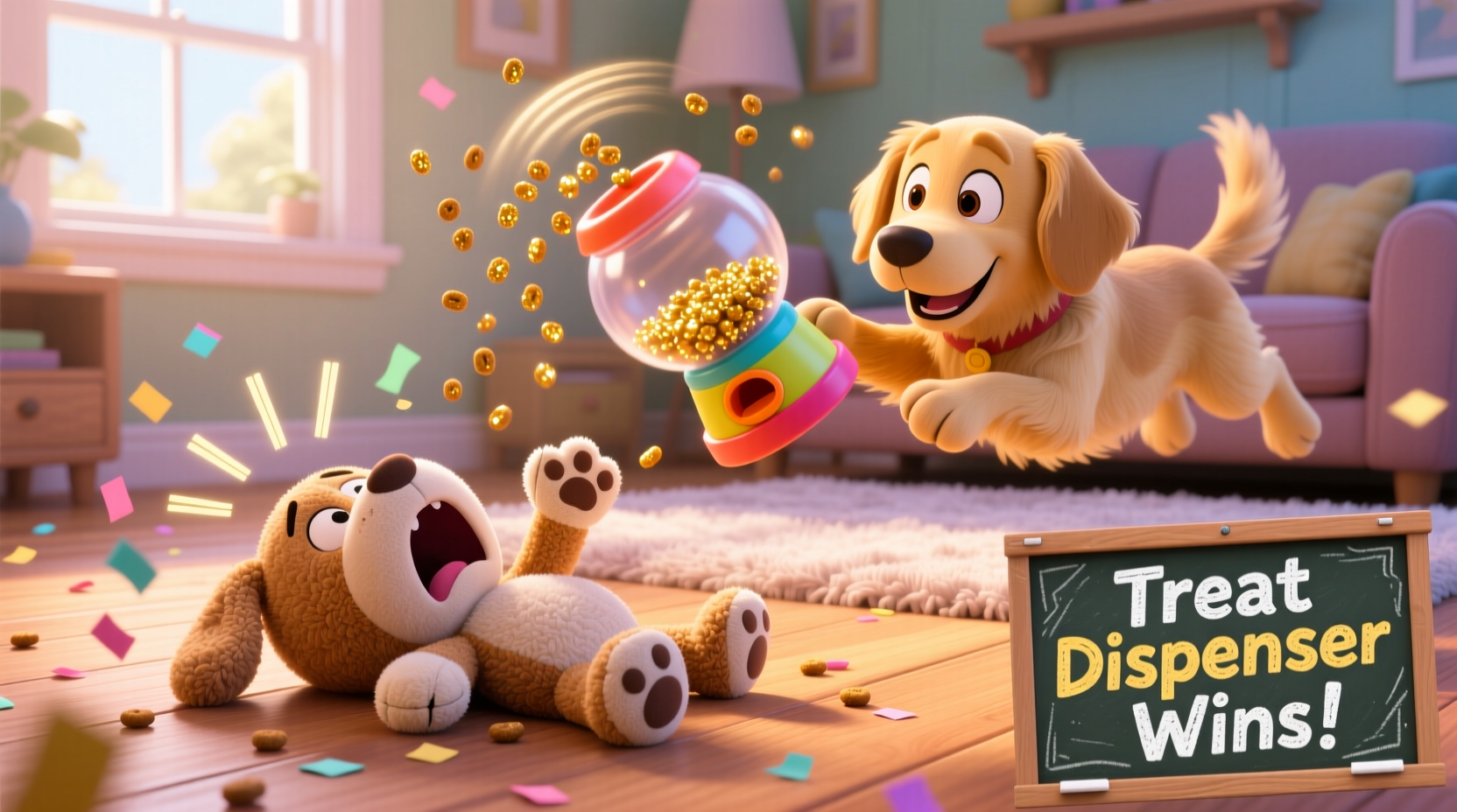 squeaky plush vs treat dispenser which dog toy actually keeps them busy and quiet 2