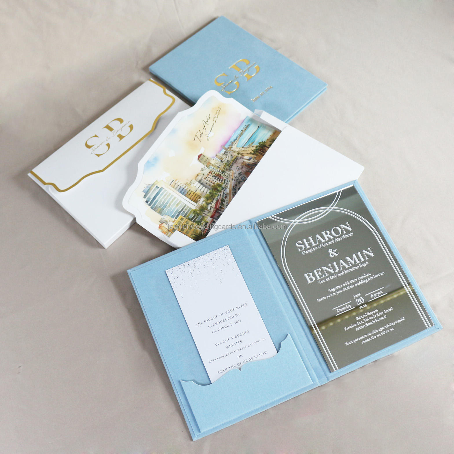 vegas invitations wedding